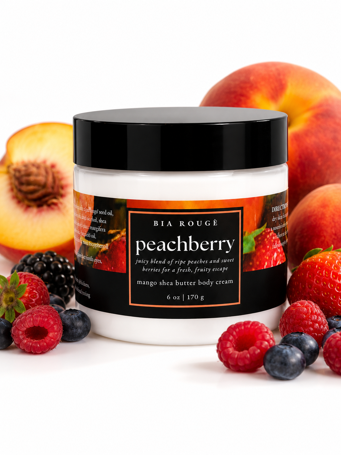 Peachberry Body Cream | Juicy Peach & Berry Moisturizer