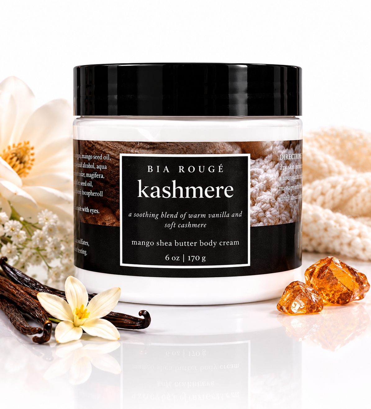 Kashmere Body Cream | Warm Cashmere & Vanilla Moisturizer