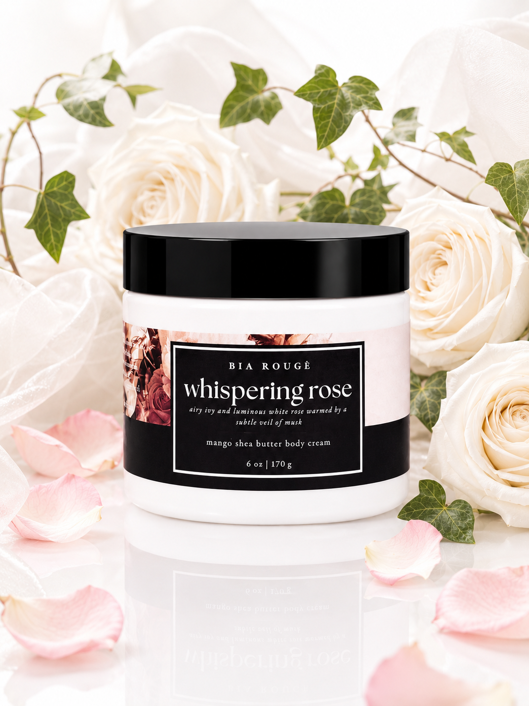 Whispering Rose Body Cream | White Rose & Musk Moisturizer