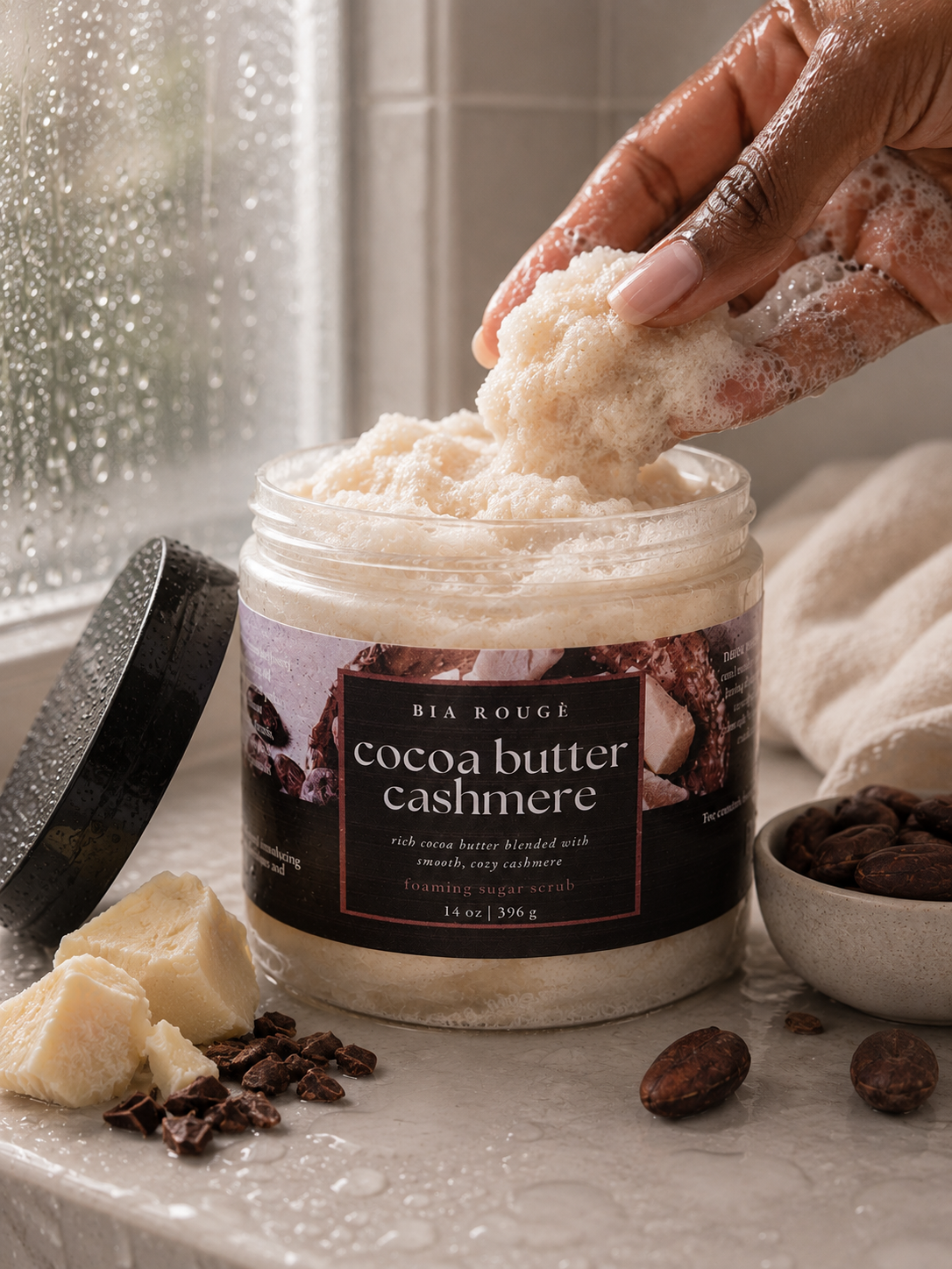 Cocoa Butter Cashmere Foaming Sugar Scrub